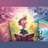 draw cartoon book cover with creative style