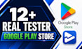 provide closed testing 20 testers 12 testers mobile app testing 12 testers