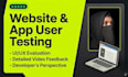 do professional website review, user testing and ui ux evaluation