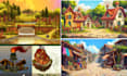 design 2d stylized game environments, game assets, tilemap and tilesets