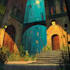 illustrate 2d environment concept art and background
