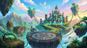 create fantasy landscape and anime style backgrounds for game developers