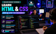 teach beginner HTML and CSS step by step