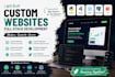 build rebuild custom website development full stack front end back end developer