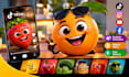 create story ai talking object ai fruit animation videos for tiktok and ads