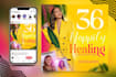 create elegant online social media flyer and ig post