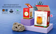 create a perfect design packaging box design with die line