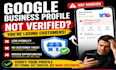 setup google business profile, instant verification, optimize gmb listing