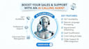 we can create an ai voice agent for calls, bookings,