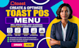 toast pos setup, restaurant pos configuration, menu setup, payment setup