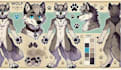 do furry ref sheet anthro nsfw furry reference sheet fursona character ref sheet