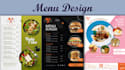 design menu, flyer and digital menu