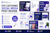 design post carousel post facebook ads  and instagram post
