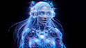 create a futuristic cyberpunk ai avatar or video intro