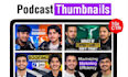 create podcast thumbnail in 1 hour