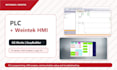 do mitsubishi plc programming and weintek hmi design