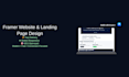 design a modern framer landing page for saas and startups