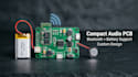 do compact audio amplifier pcb design with bluetooth and battery support