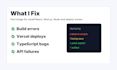 fix bugs in your ai generated react next js app