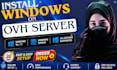 install windows on ovh servers