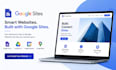 design a responsive google site business website with drive calendar map form