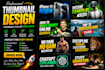 design modern and eye catching thumbnails