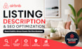 write and optimize your airbnb listing description and SEO to boost bookings