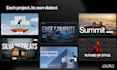design and build a premium cinematic framer website