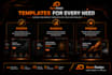design a responsive HTML CSS website template