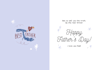 create customise fathers day card
