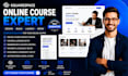 build squarespace online course website membership design squarespace website