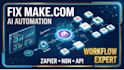 fix make com automation make scenario make expert make scenario integromat n8n