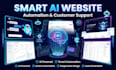 build ai chat bot automation website and virtual assistant website