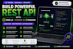 develop secure rest API with node express and mongodb