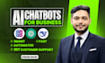 develop an ai saas website, ai chatbot, or ai voice agent
