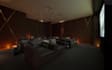 convert garage to golf simulator,home theater setup,layout render,mancave design