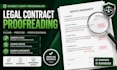 proofread legal contracts and business agreements