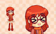 draw and rig pixel live2d vtuber, chibi png tuber, pixel anime streaming avatar