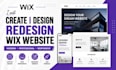create wix website design,redesign wix website