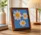 make 3d oil pastel floral artwork