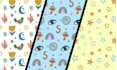 create hand drawn whimsical patterns for fabric and apparel