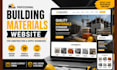 design building materials website for construction and building supply business