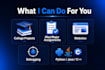 do web development projects and coding assignments