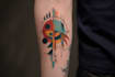 custom an abstract black tattoo design