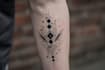 make custom minimal and geometric tattoo design