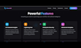 design ai saas landing page, 3d animated website in react tailwind