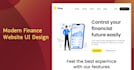 design modern mobile app UI UX and website UI designs