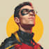 make personalized superhero portrait gift for kids