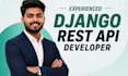 develop django rest API with jwt auth and postgresql