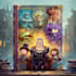 create colorful cartoon book covers that sell